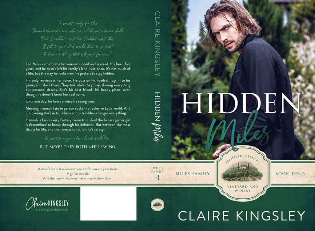 The paperback cover for Hidden Miles.