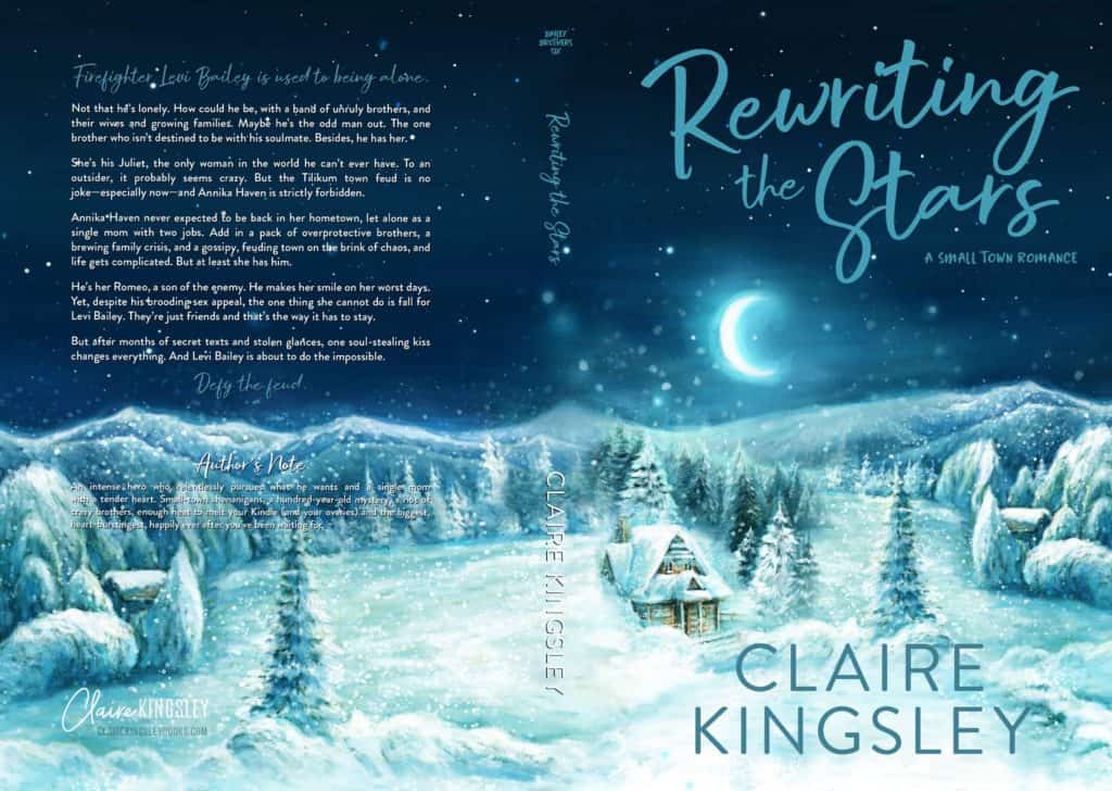 The paperback cover for Rewriting the Stars.