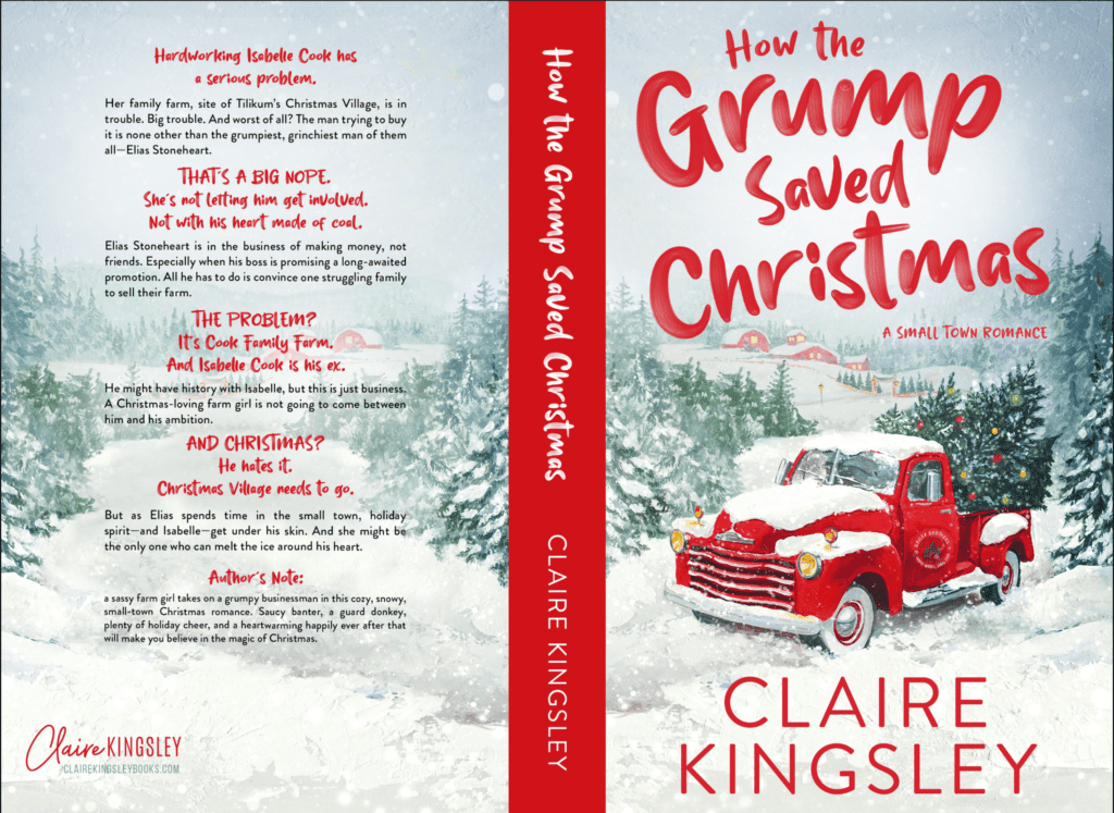 The paperback cover for How the Grump Saved Christmas.
