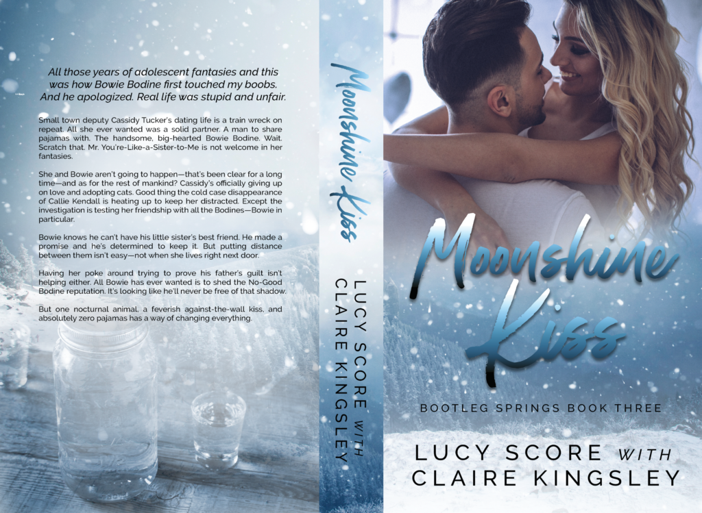 The paperback cover for Moonshine Kiss.