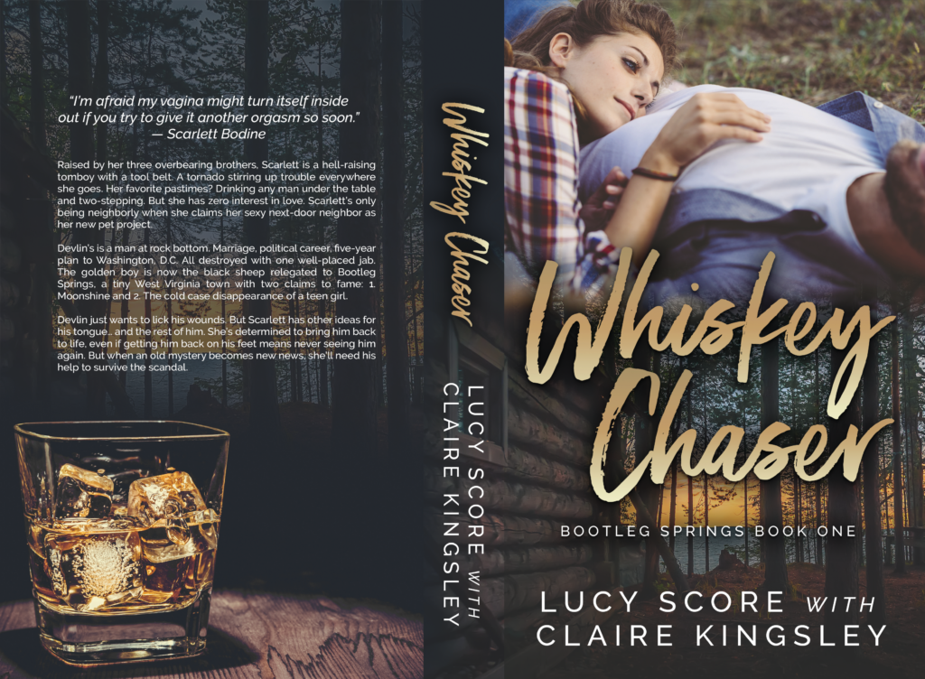 The paperback cover for Whiskey Chaser.