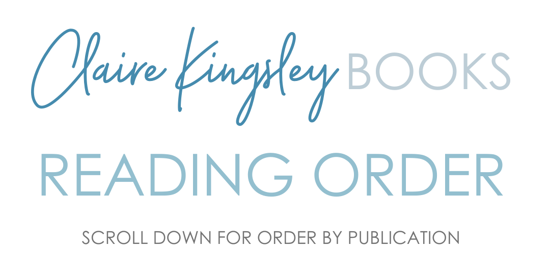 Claire Kingsley books, reading order, scroll down for order by publication