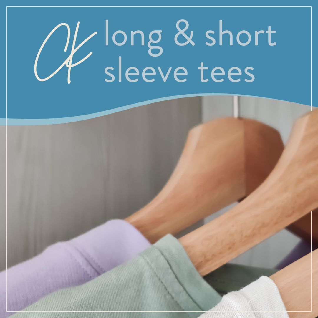 Long and short sleeve tees