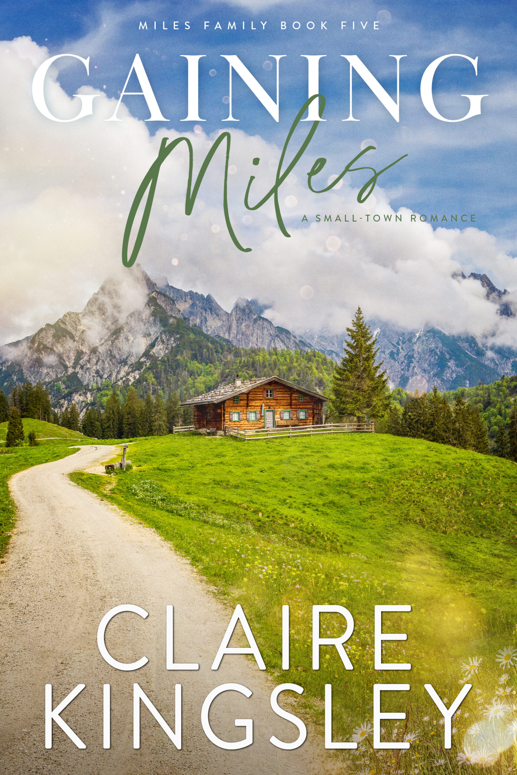 The cover of Gaining Miles, a small-town romance by Claire Kingsley